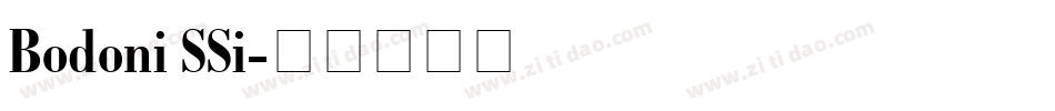Bodoni SSi字体转换